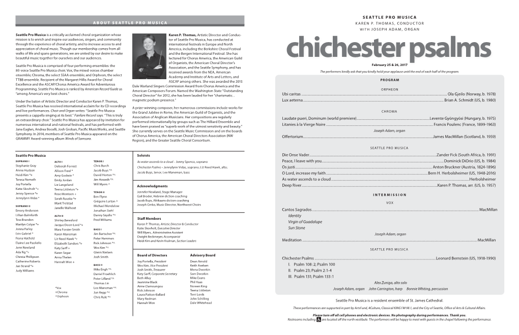 Chichester Psalms