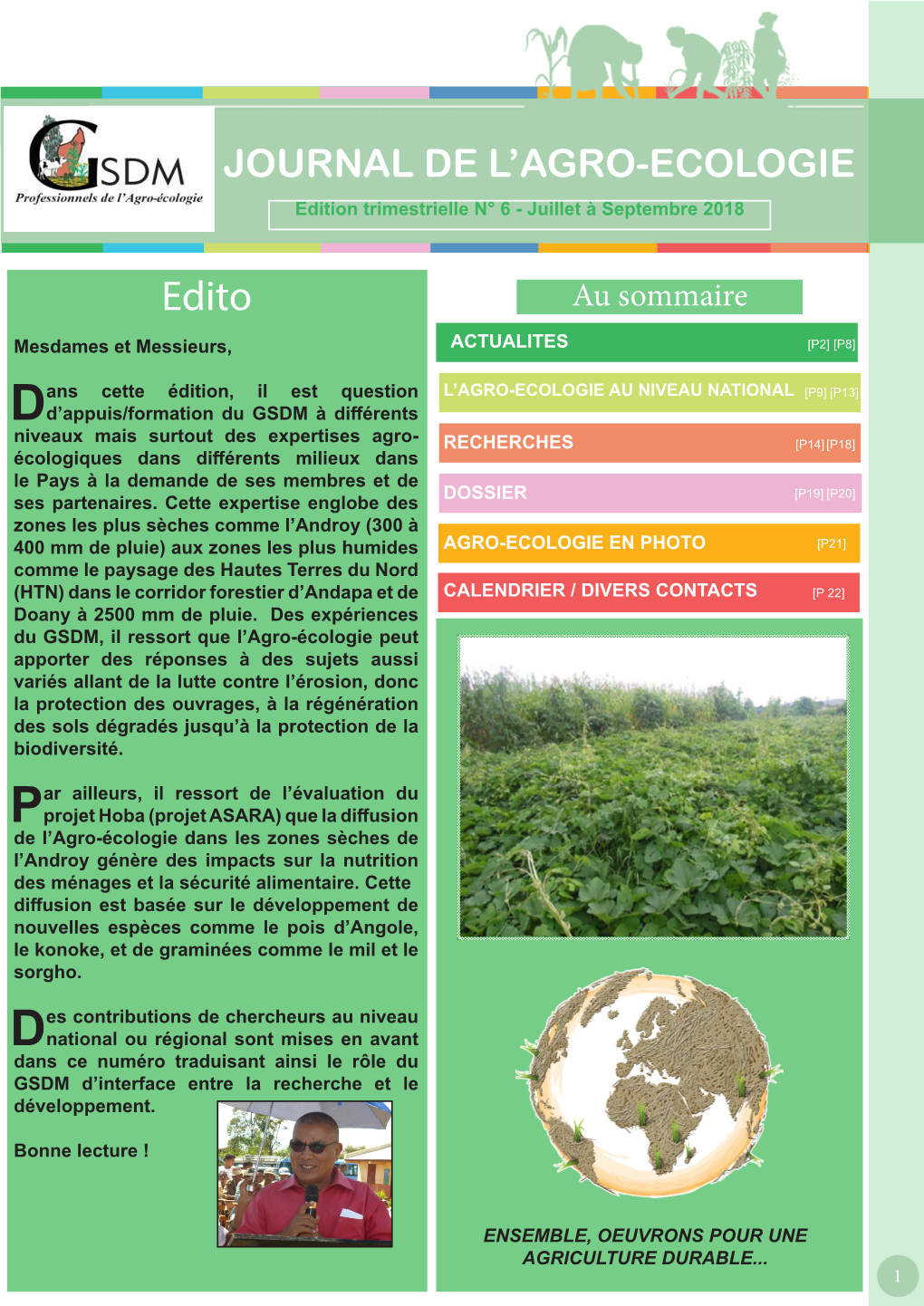 Journal De L'agro-Ecologie