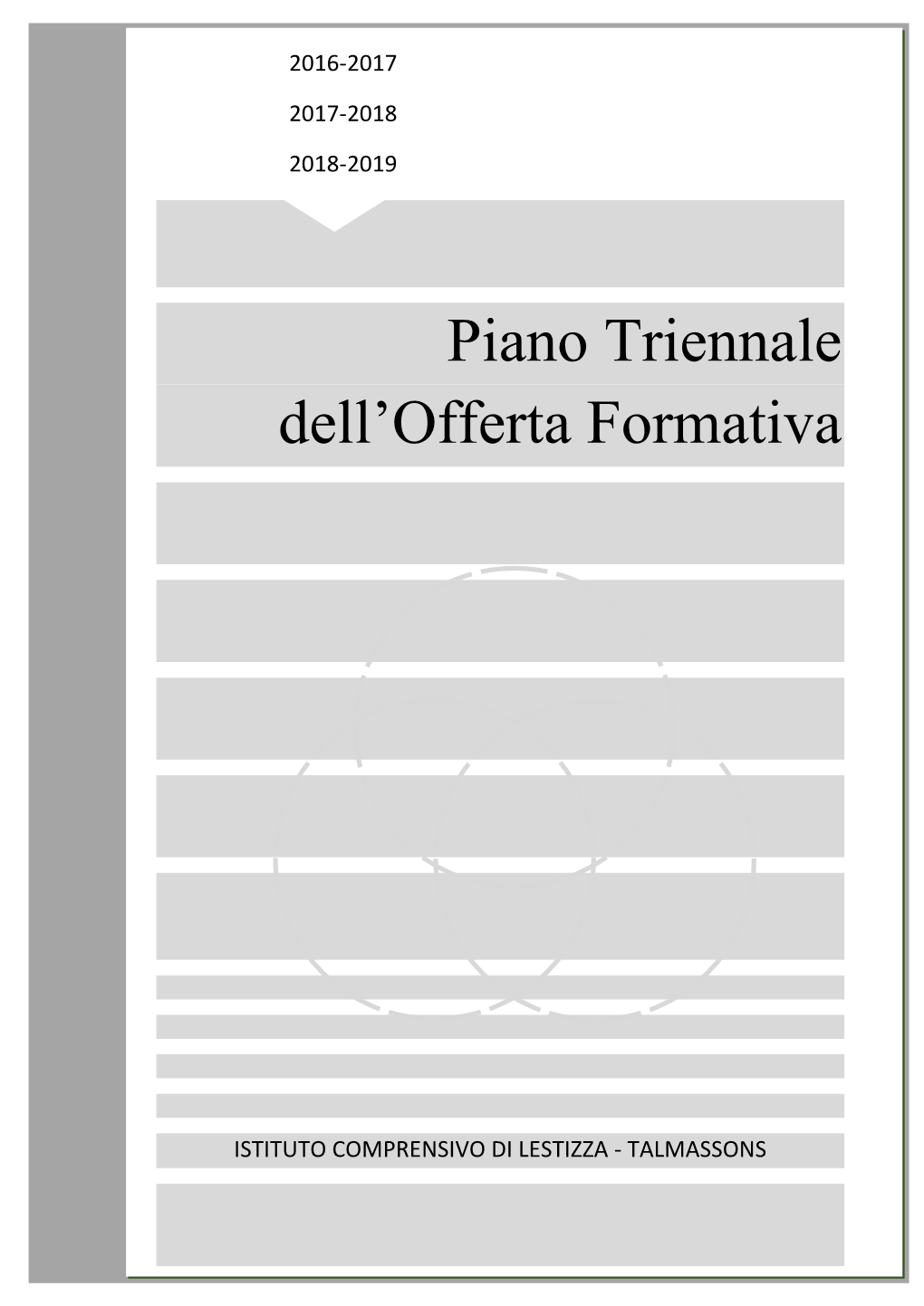 Piano Triennale Dell'offerta Formativa