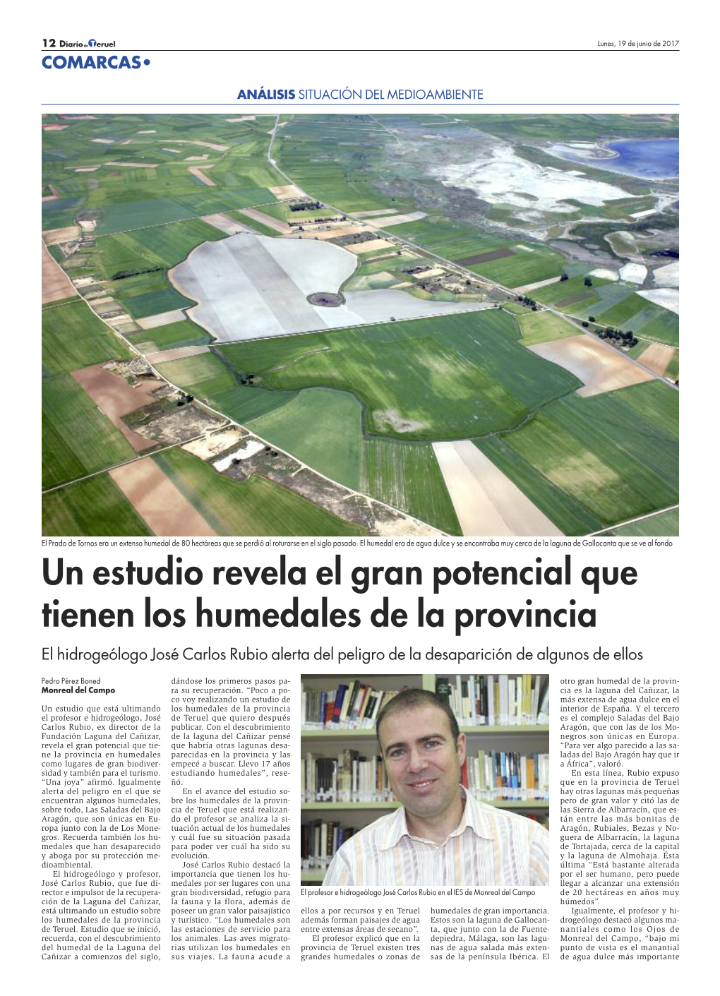 Un Estudio Revela El Gran Potencial Que Tienen Los Humedales De La Provincia