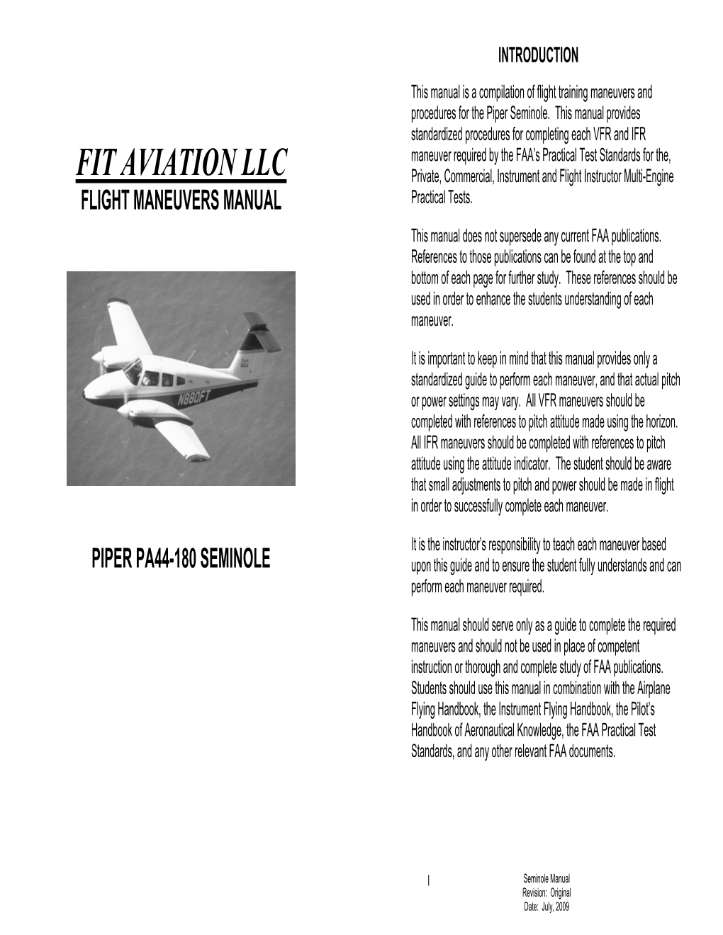 PA44 Seminole Standardized Maneuvers.Pdf