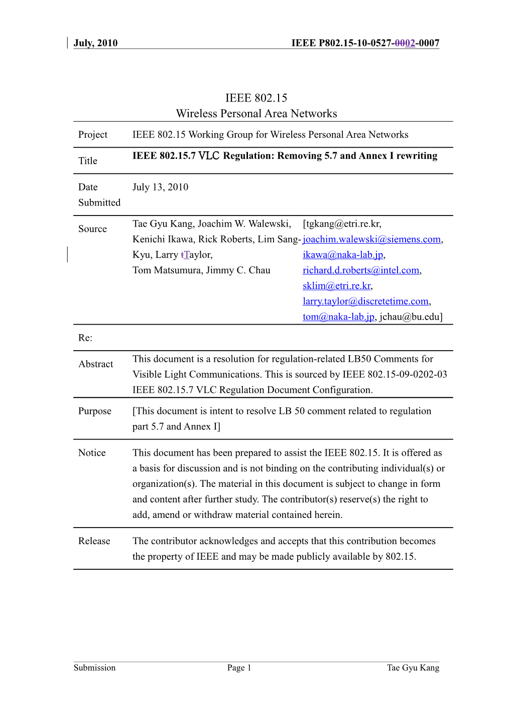 Wireless Personal Area Networks s30