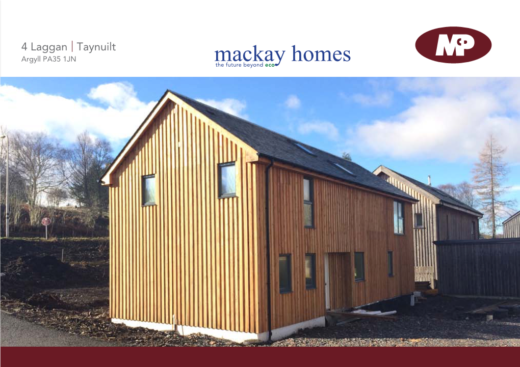 4 Laggan Taynuilt Argyll PA35 1JN 4 LAGGAN, TAYNUILT, ARGYLL & BUTE, PA35 1JN UNDER OFFER