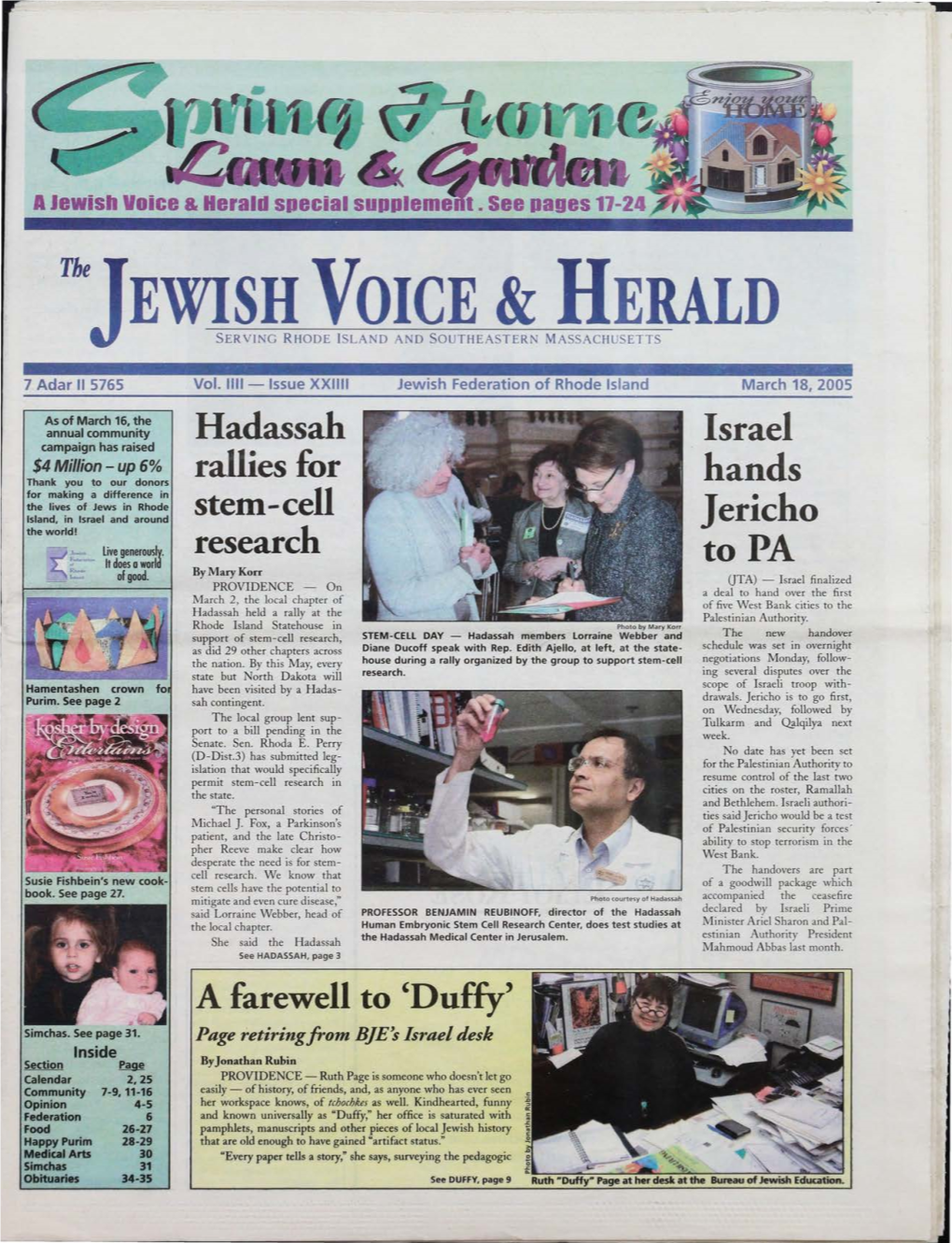 Tbejewish VOICE & HERALD