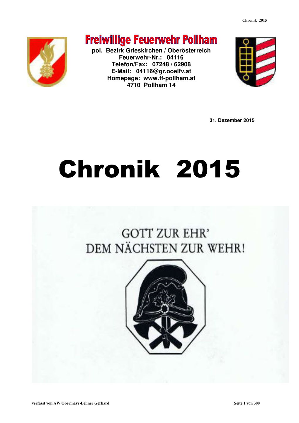 FF-Chronik 2015