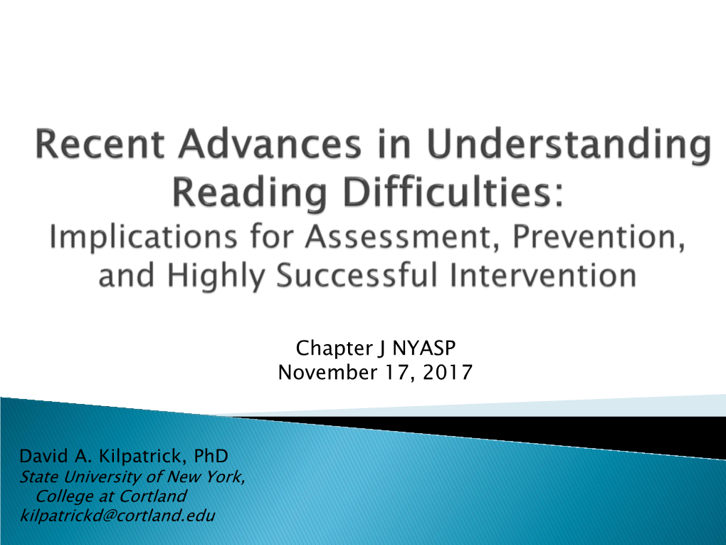 Equipped for Reading Success