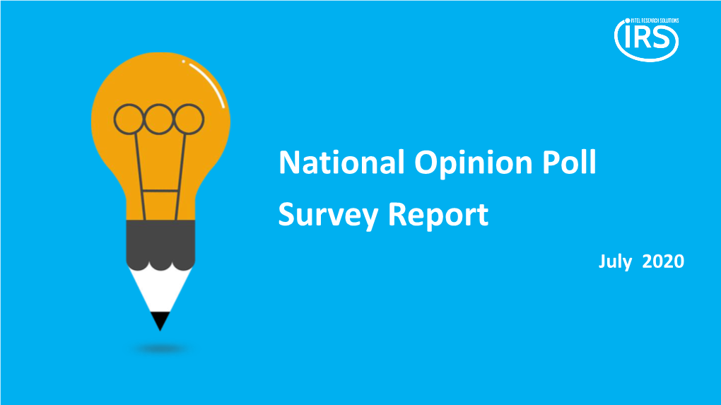 NATIONAL POLL Report July 2020