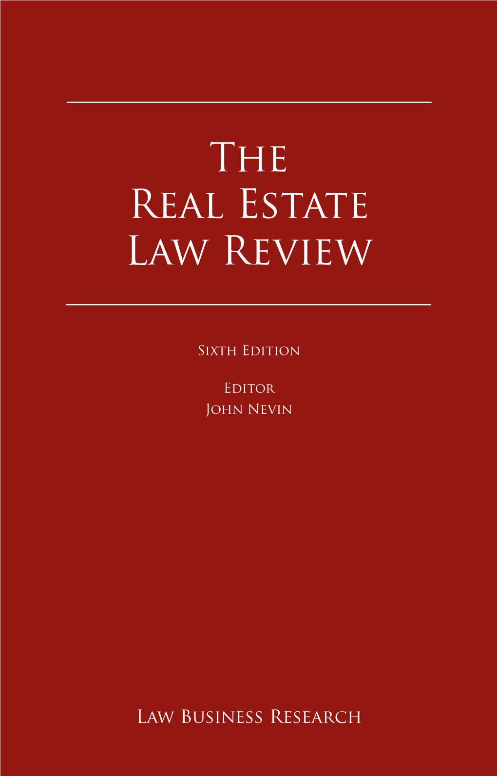 The Real Estate Law Review