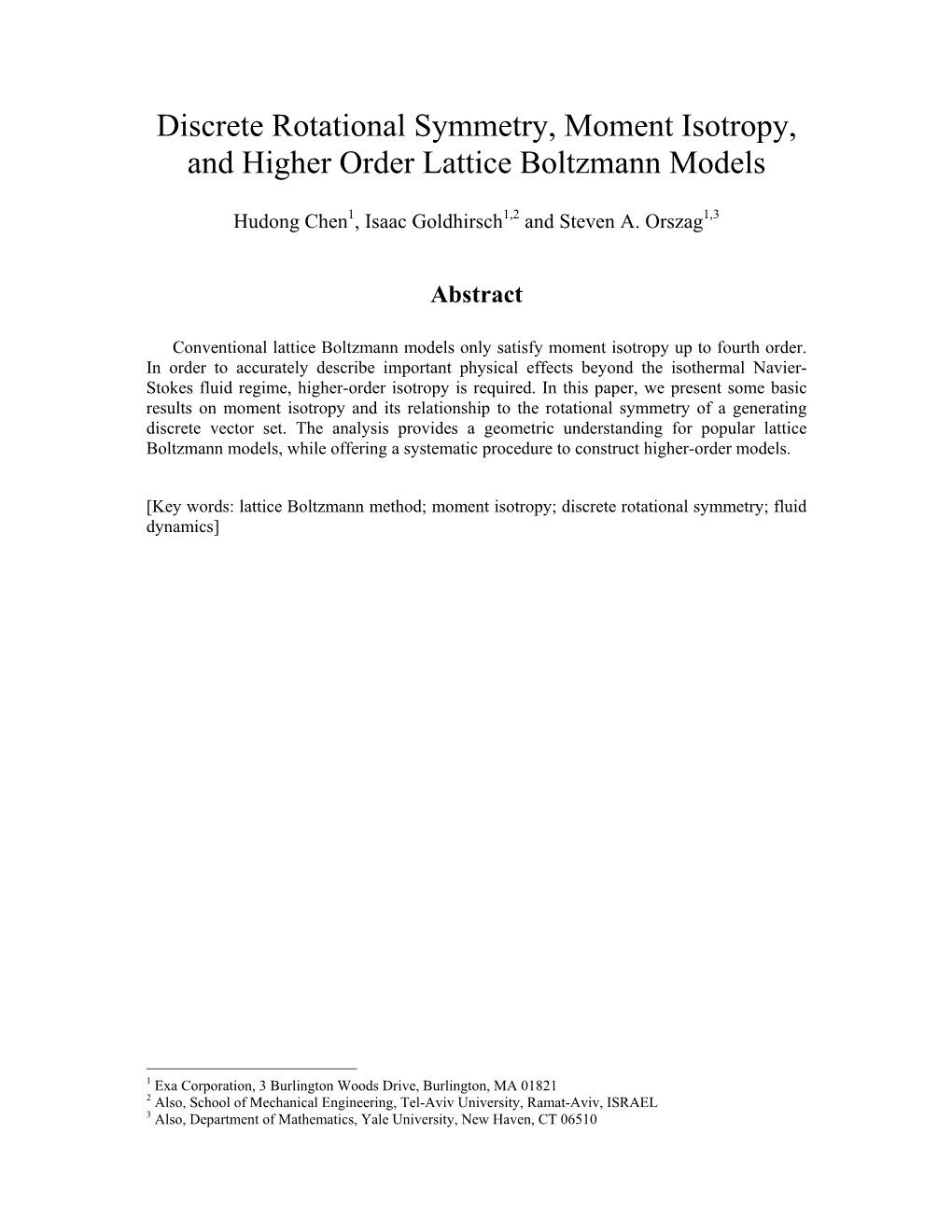 Discrete Rotational Symmetry, Moment Isotropy, and Higher Order Lattice Boltzmann Models