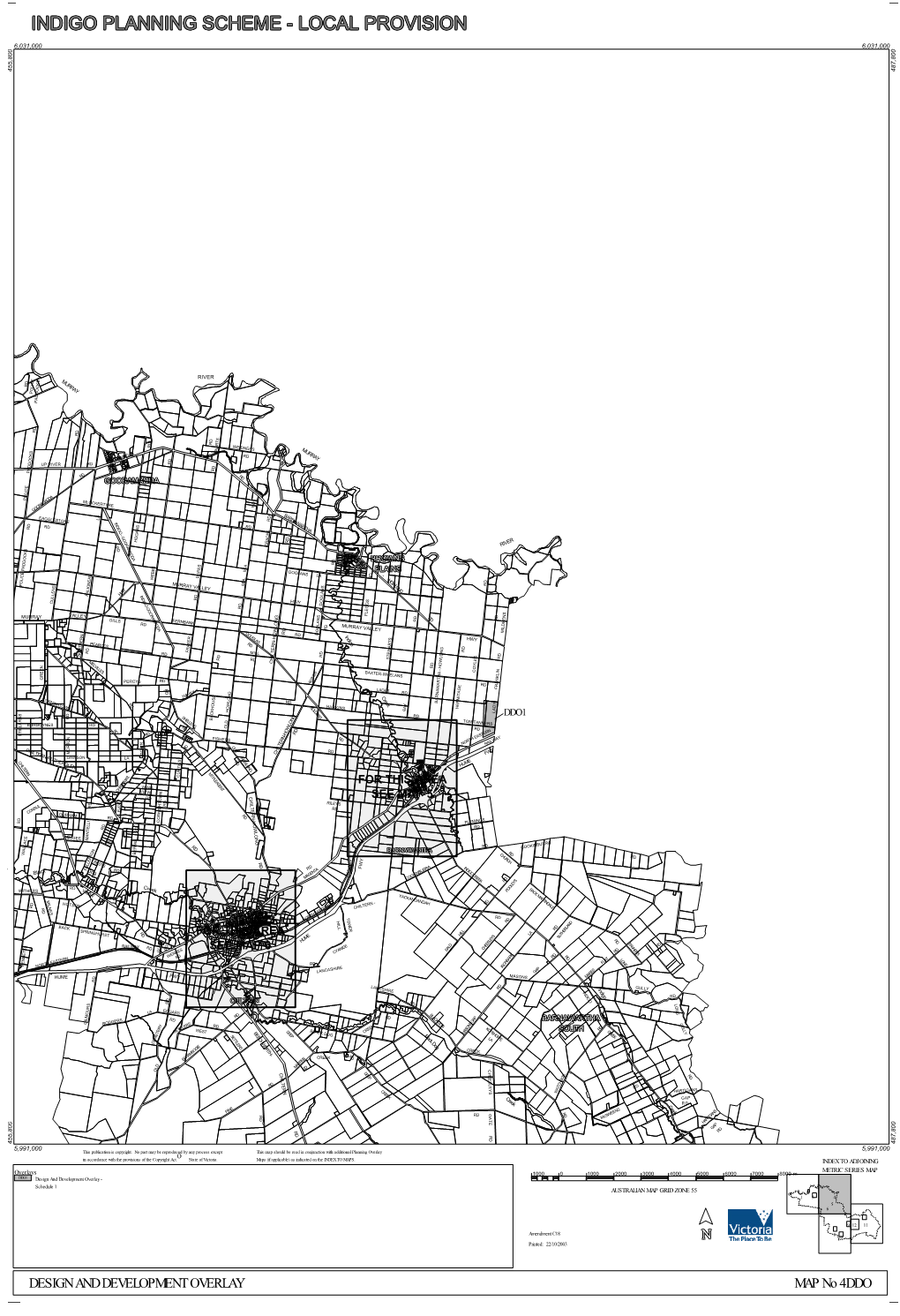 Indigo Planning Scheme