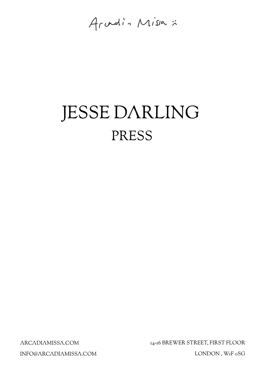 Jesse Darling Press