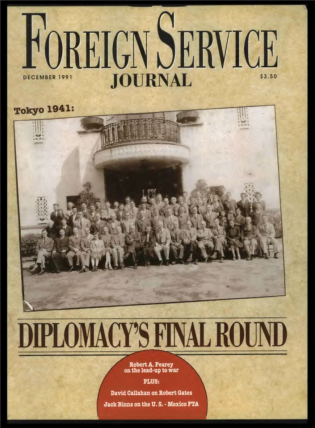 The Foreign Service Journal, December 1991