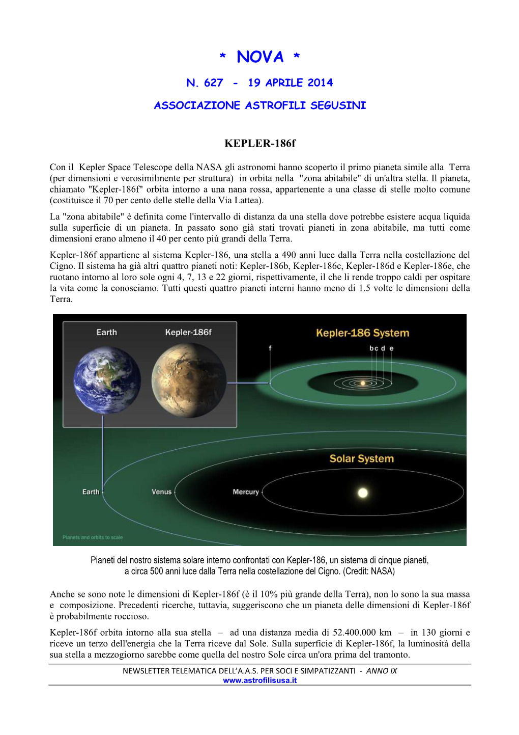 Nova Newsletter Aas 627 19042014