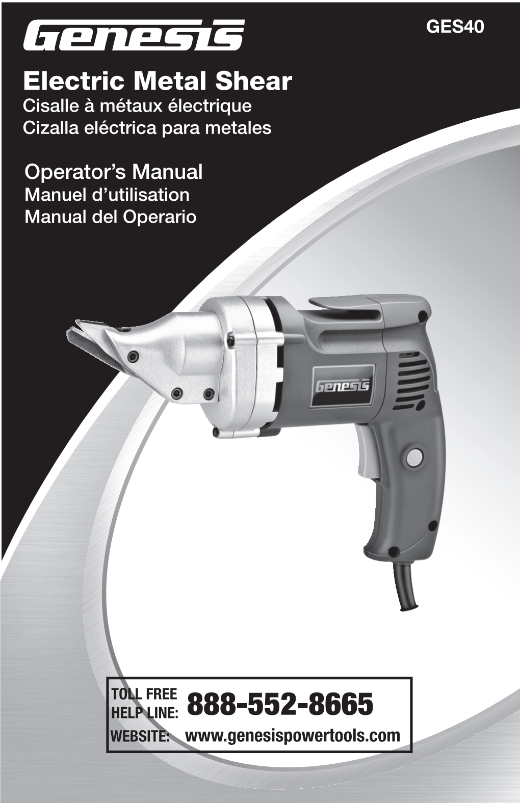 Electric Metal Shear Cisalle À Métaux Électrique Cizalla Eléctrica Para Metales