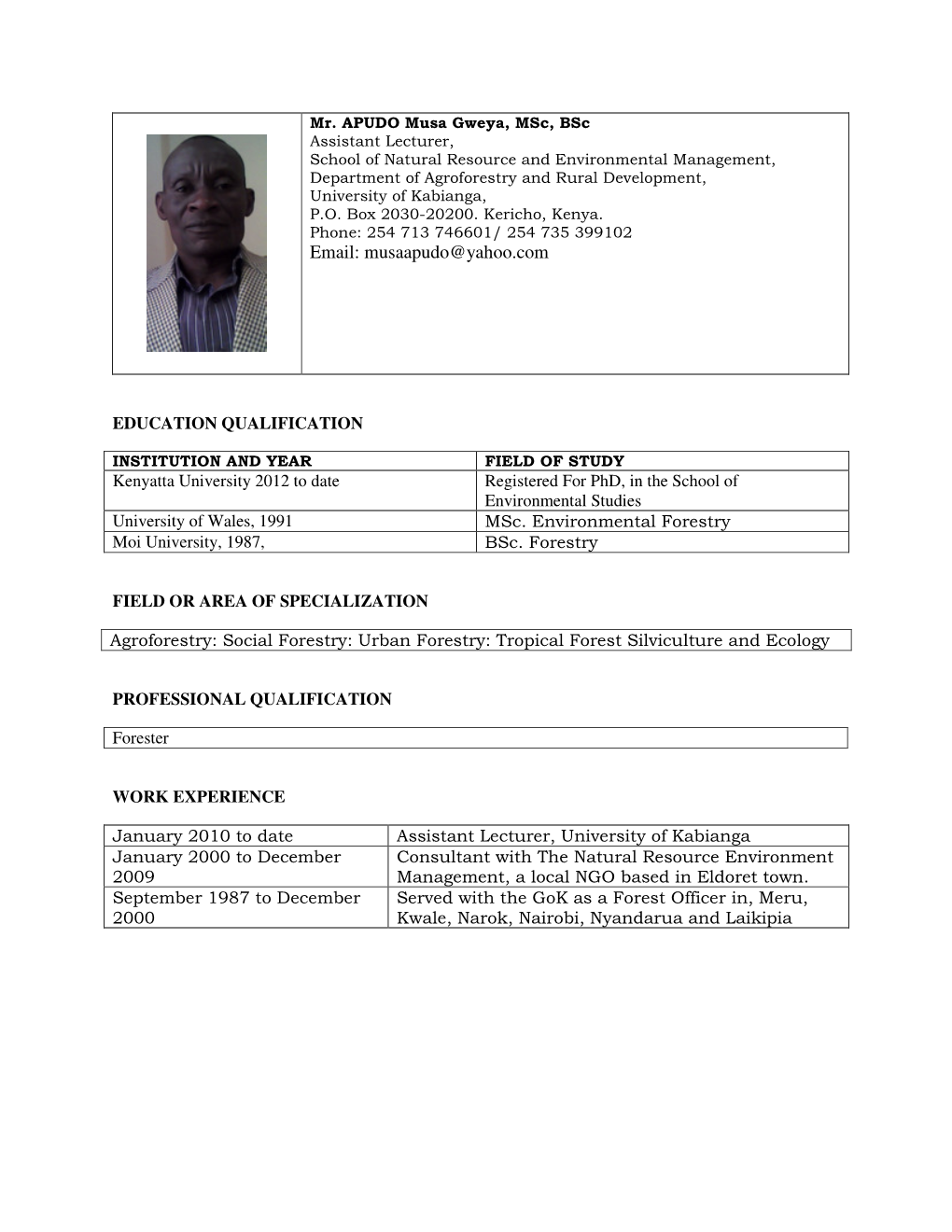 MUSA GWEYA APUDO PROFILE.Pdf