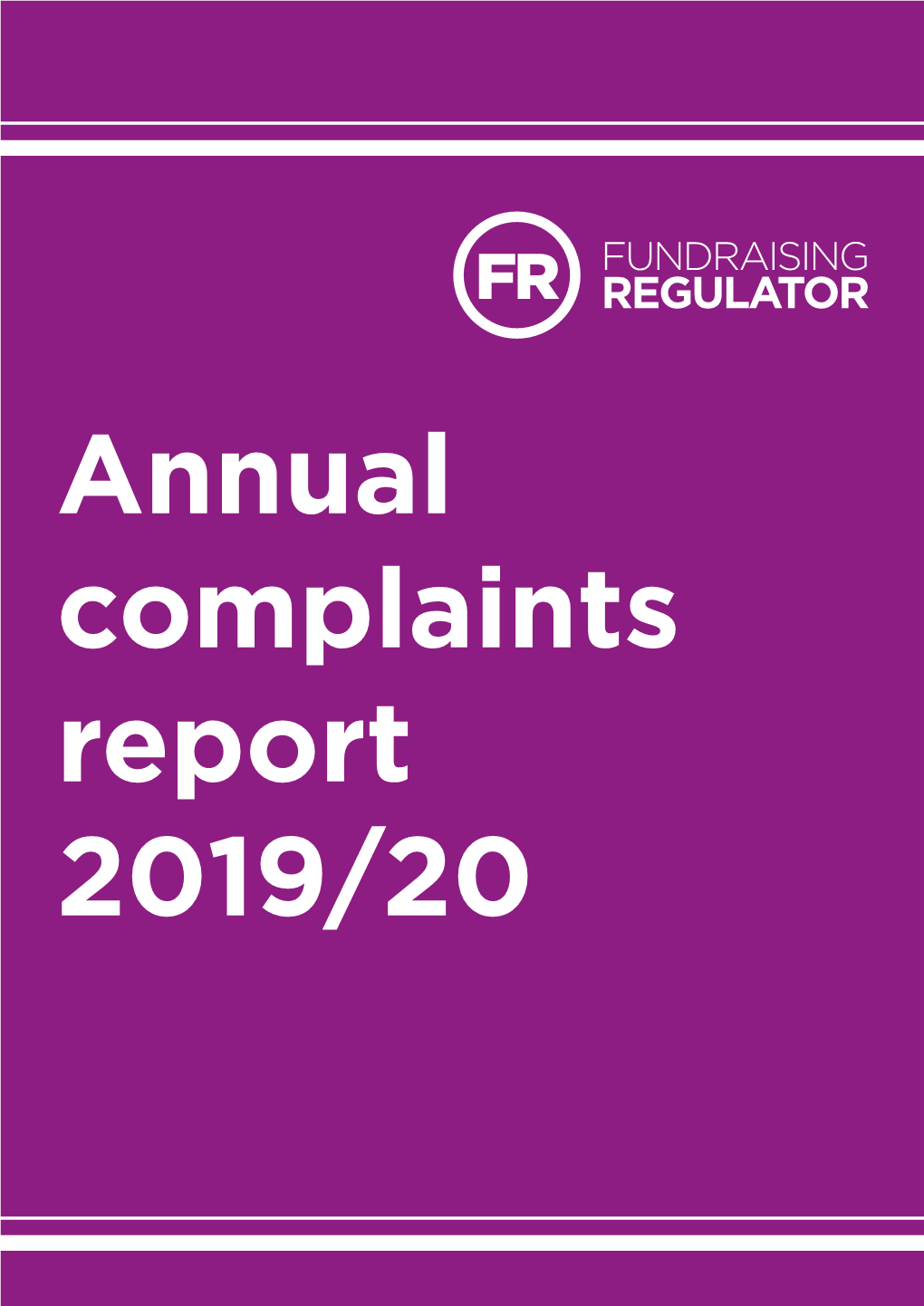 Annual Complaints Report 2019/20 Contents