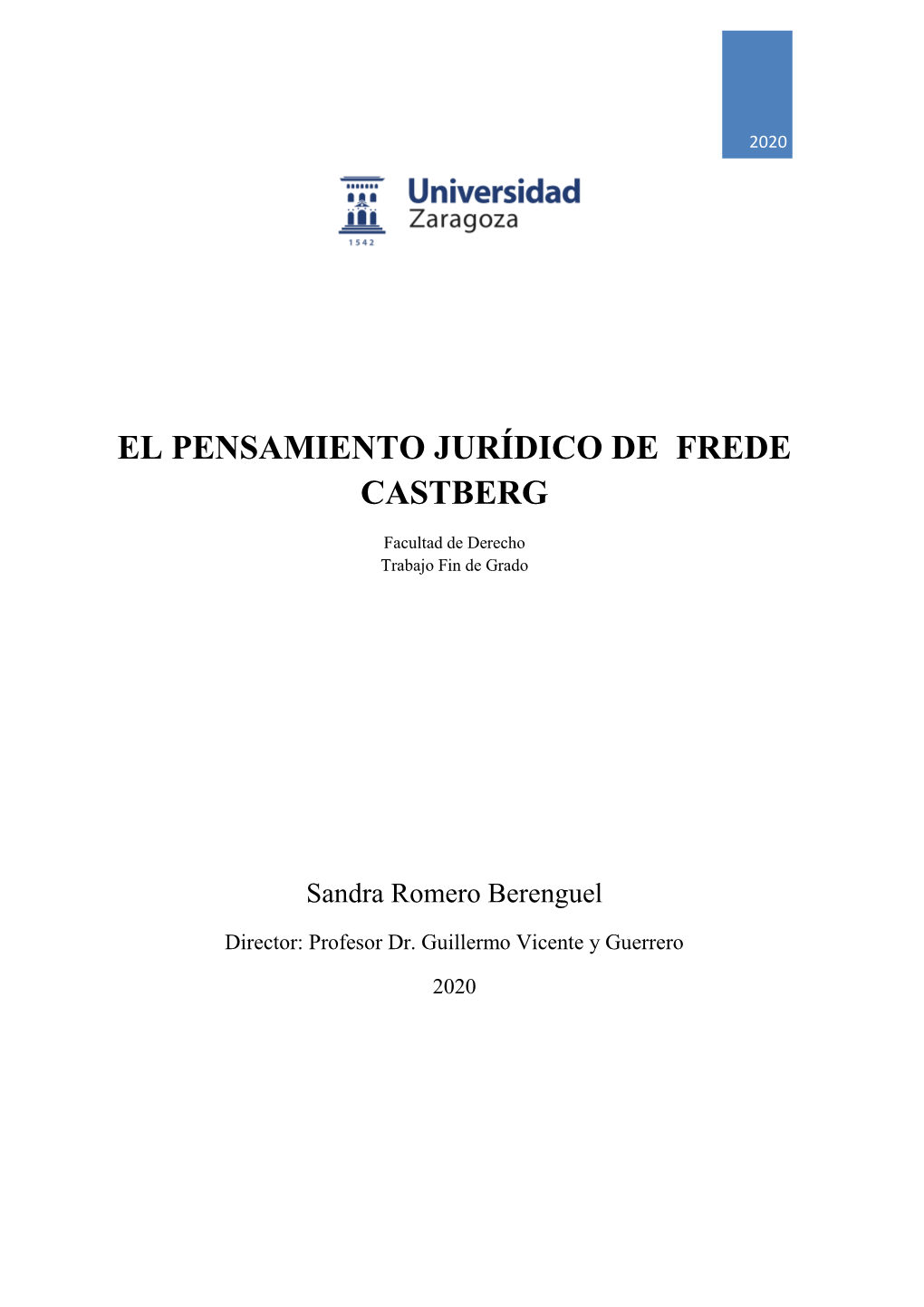 El Pensamiento Jurídico De Frede Castberg