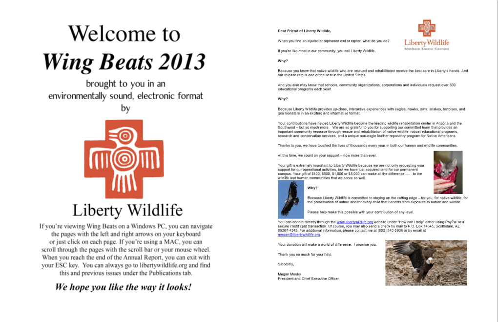 Wing Beats & Annual Report