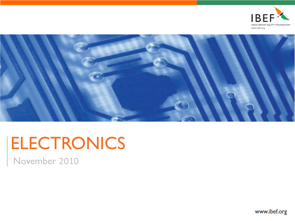 ELECTRONICS November 2010 ELECTRONICS November 2010