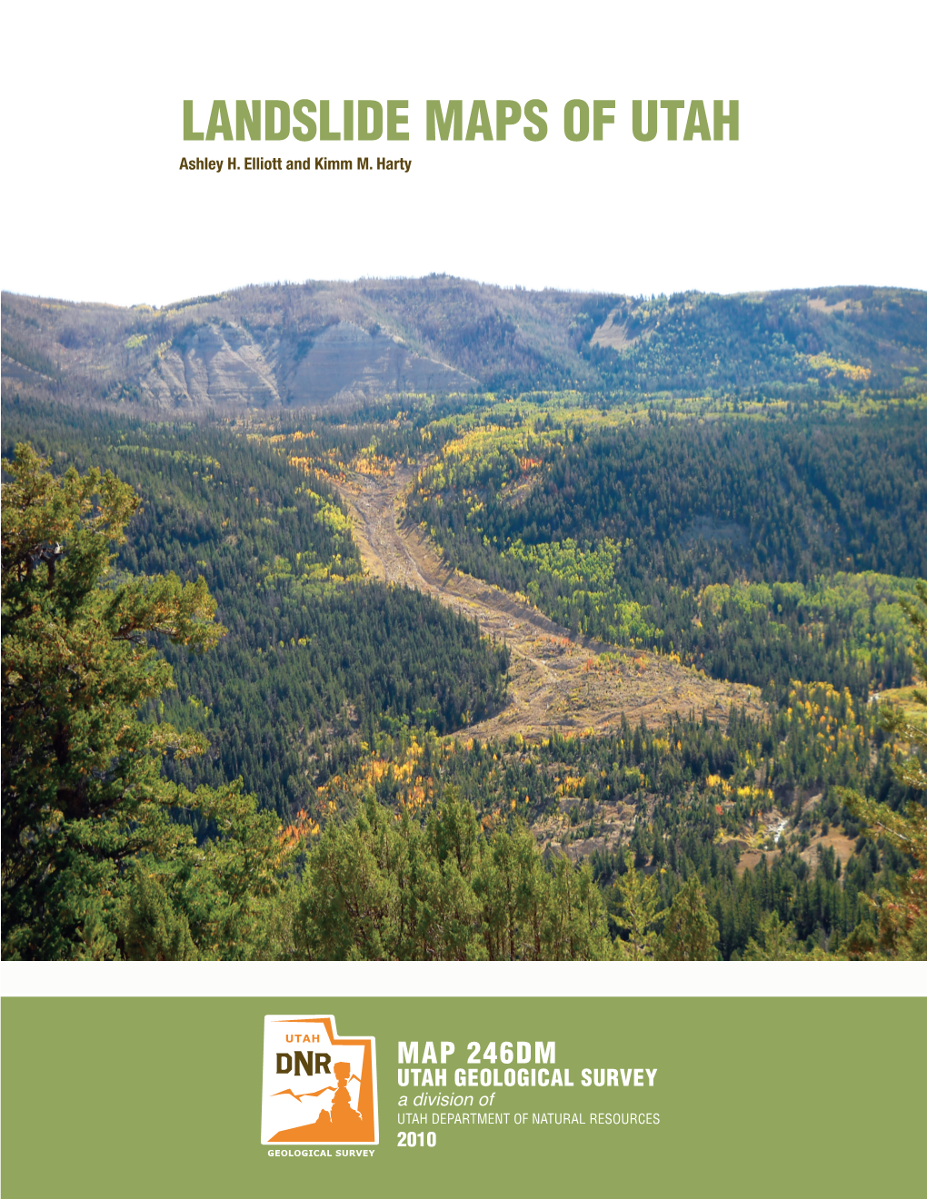 LANDSLIDE MAPS of UTAH Ashley H