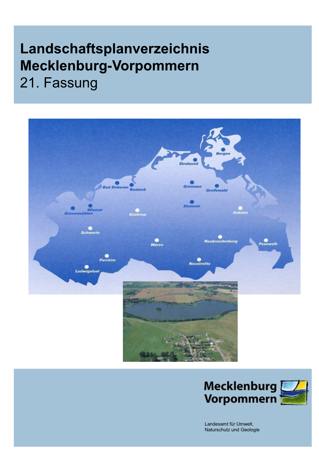 Landschaftsplanverzeichnis Mecklenburg-Vorpommerrn