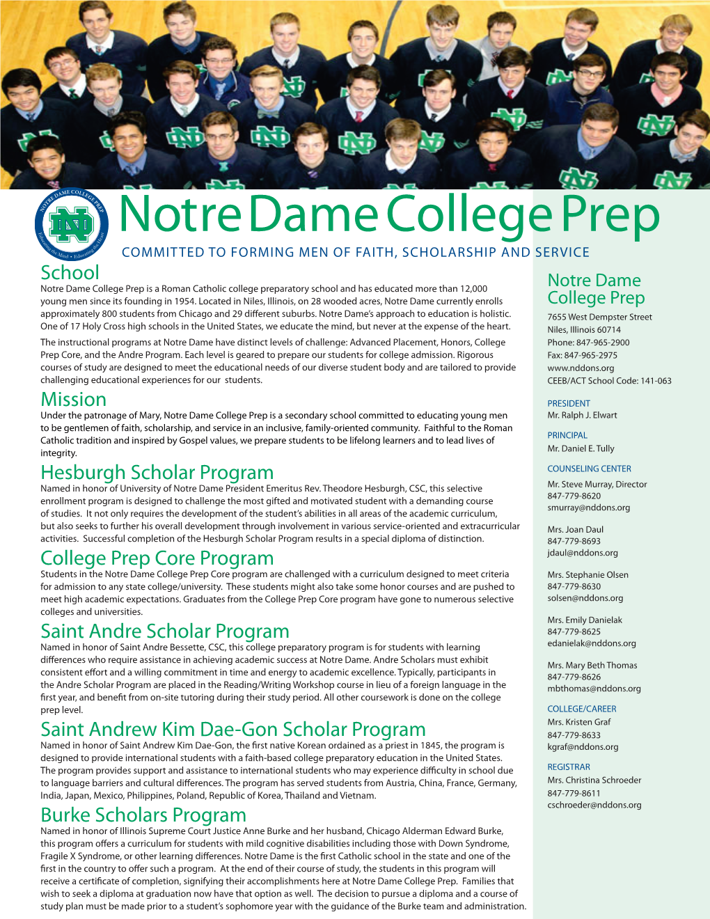 Final 2017 Academic Profile.Pdf