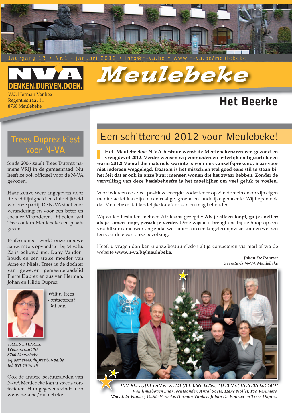 Trees Duprez Kiest Voor N-VA Het Beerke