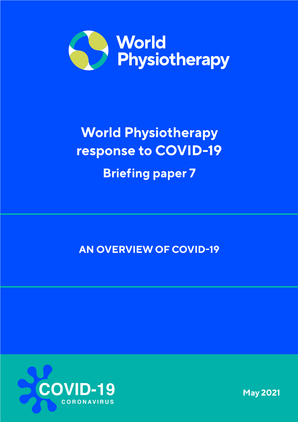 World Physiotherapy Response to COVID-19 Briefing Paper 7