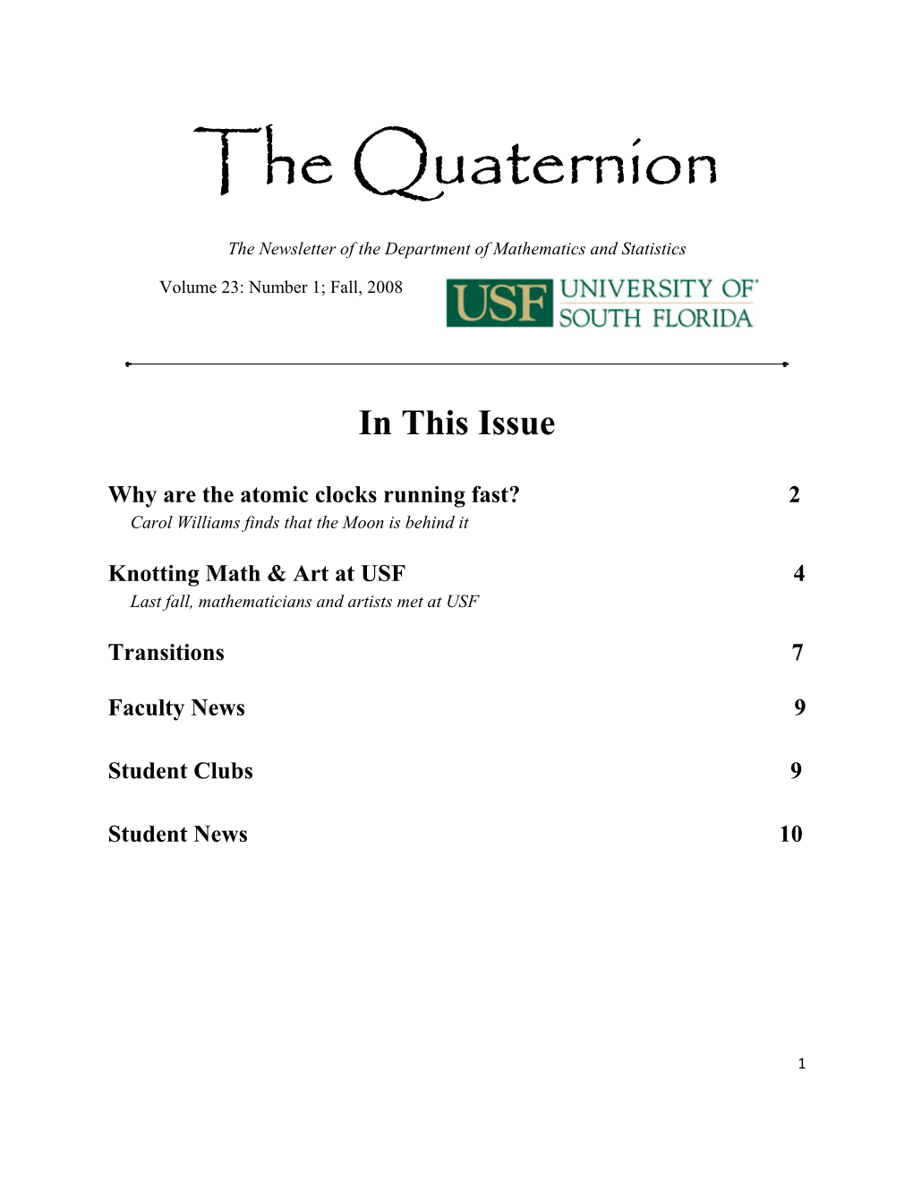 The Quaternion