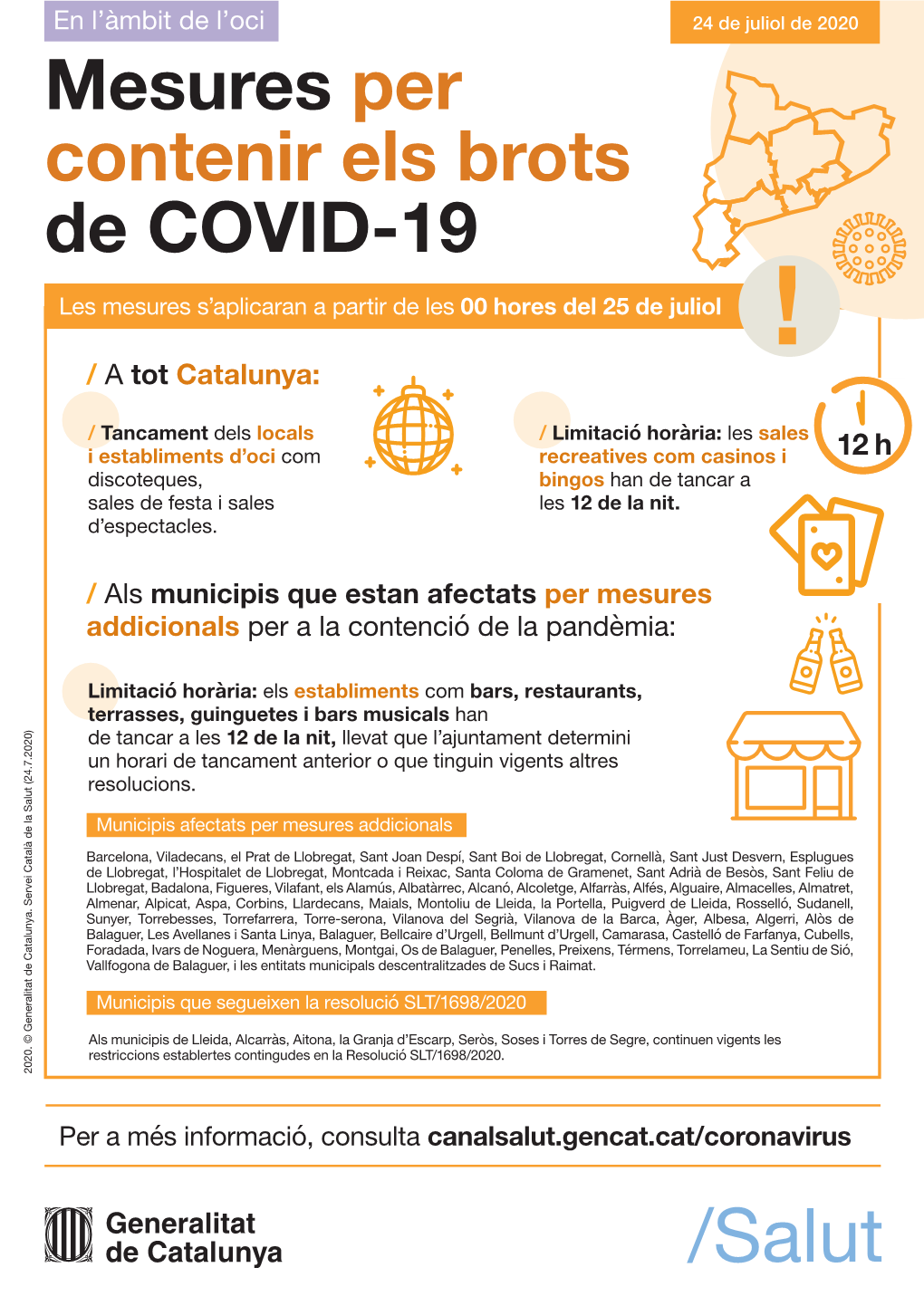 Mesures Per Contenir Els Brots De COVID-19