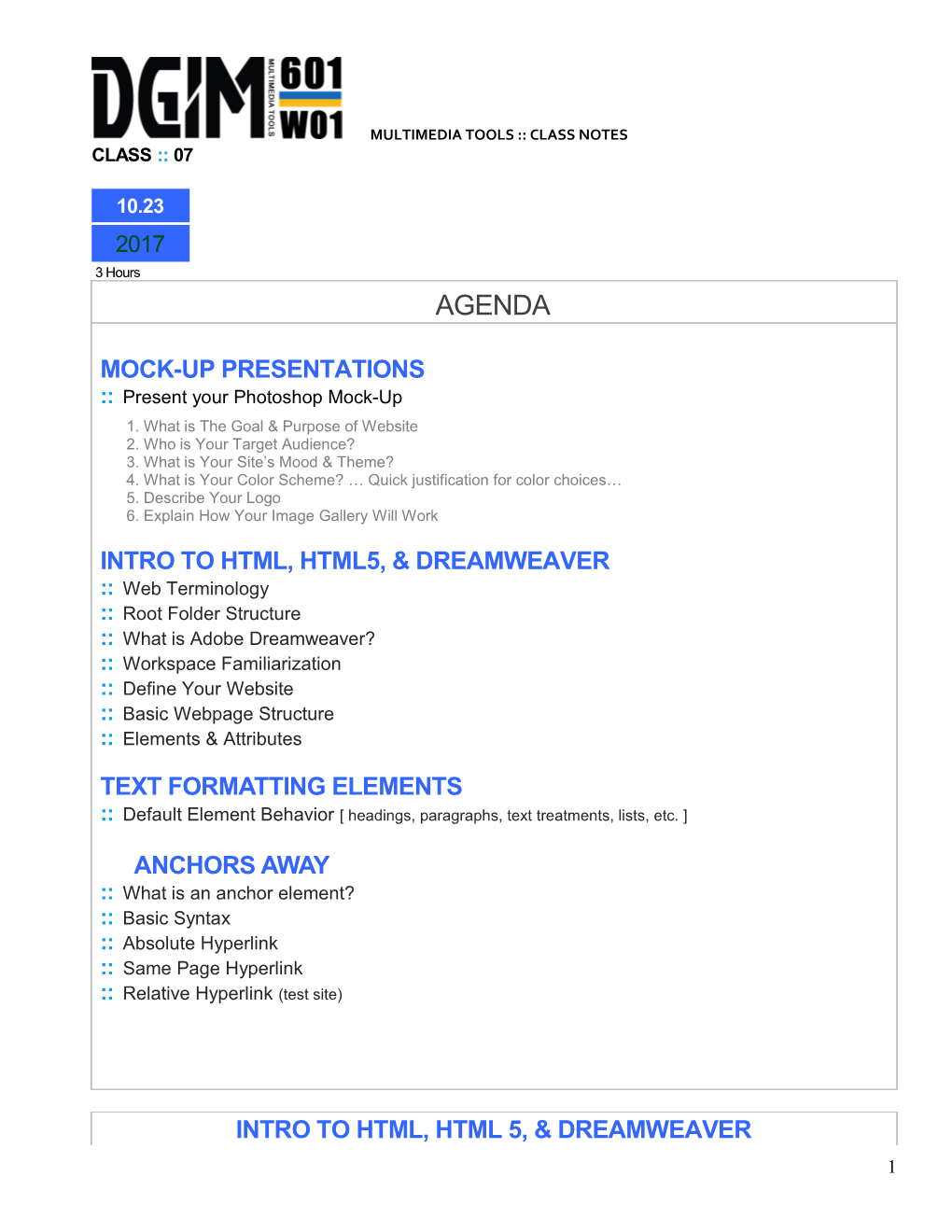 Default Element Behavior Headings, Paragraphs, Text Treatments, Lists, Etc