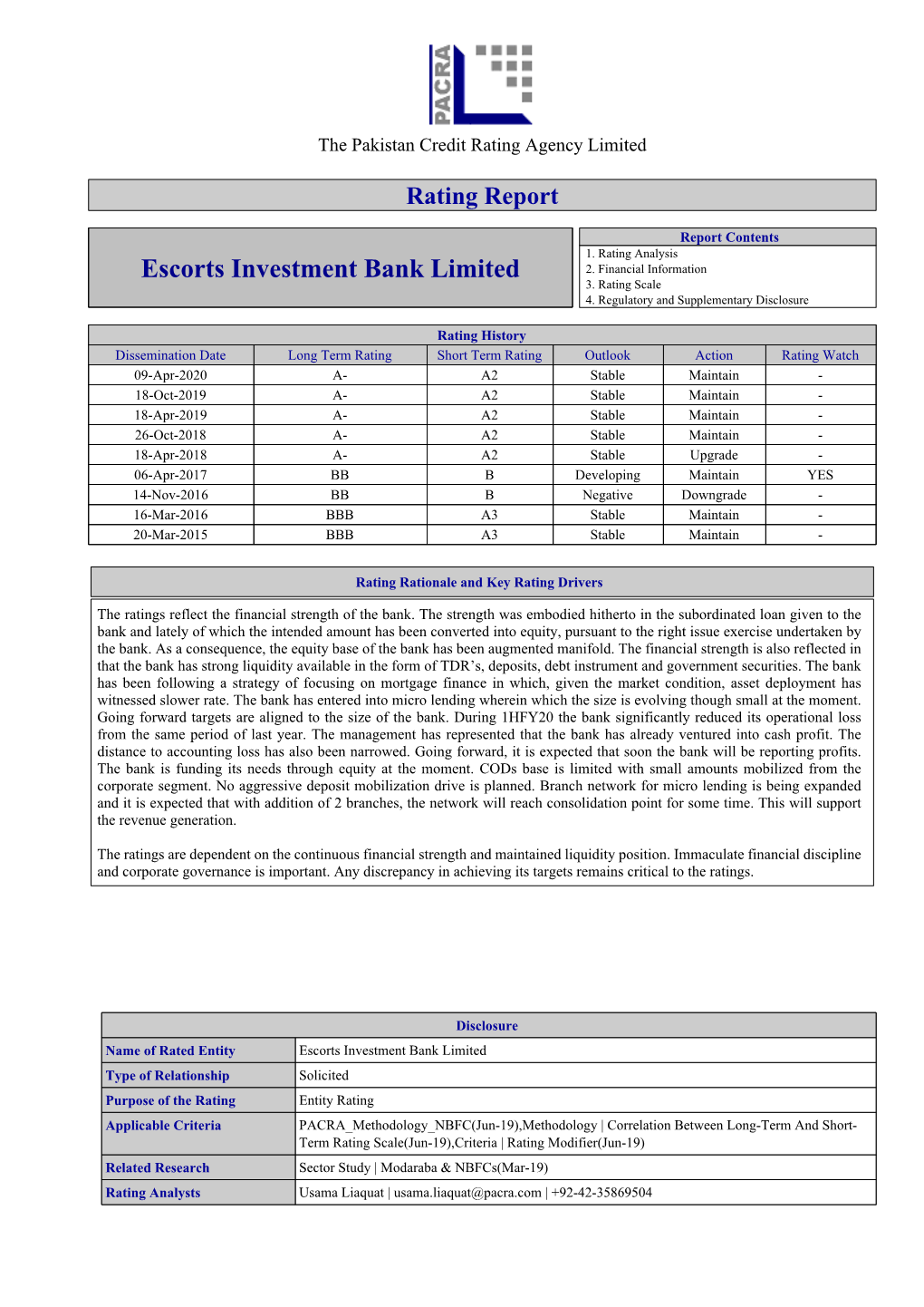 Escorts Investment Bank Limited 2