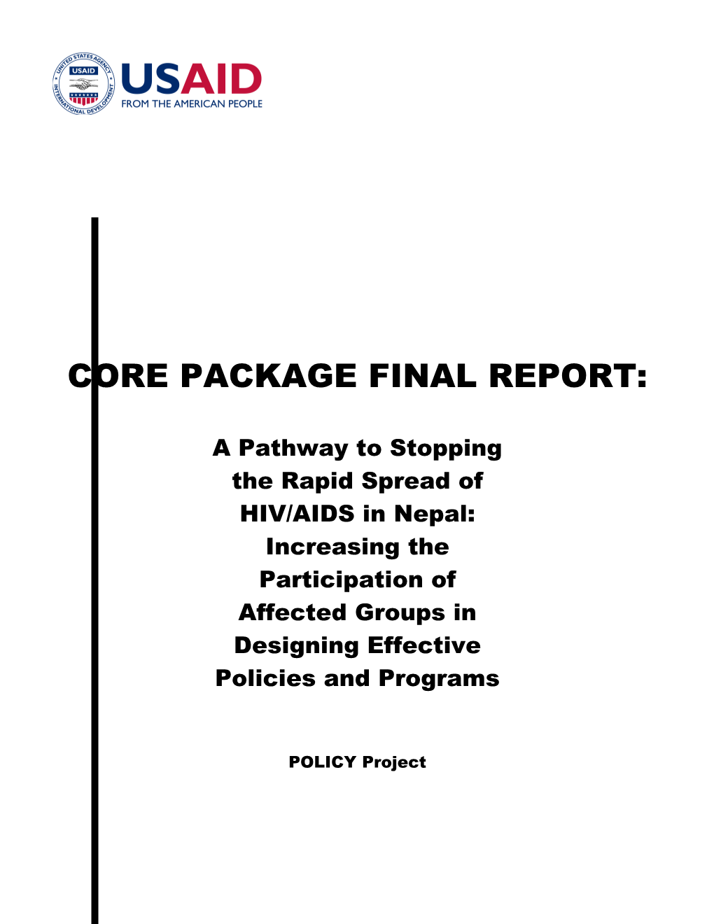 Core Package Final Report