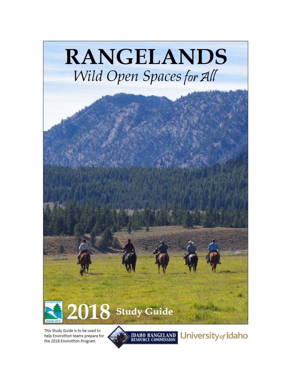 2018 Envirothon Study Guide: Rangeland