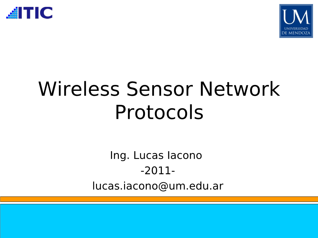 Wireless Sensor Network Protocols