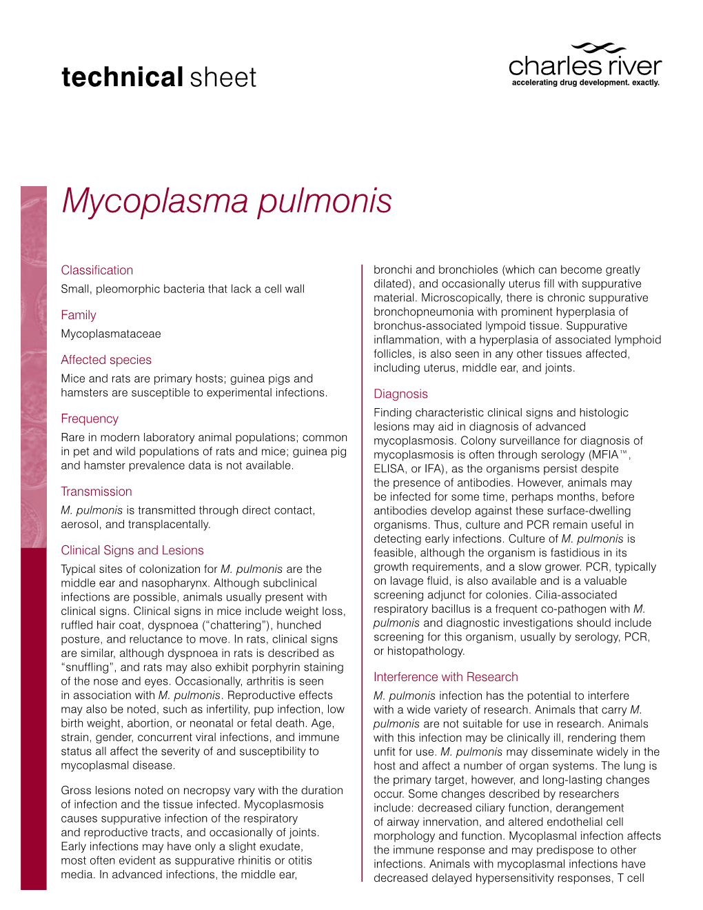 Mycoplasma Pulmonis