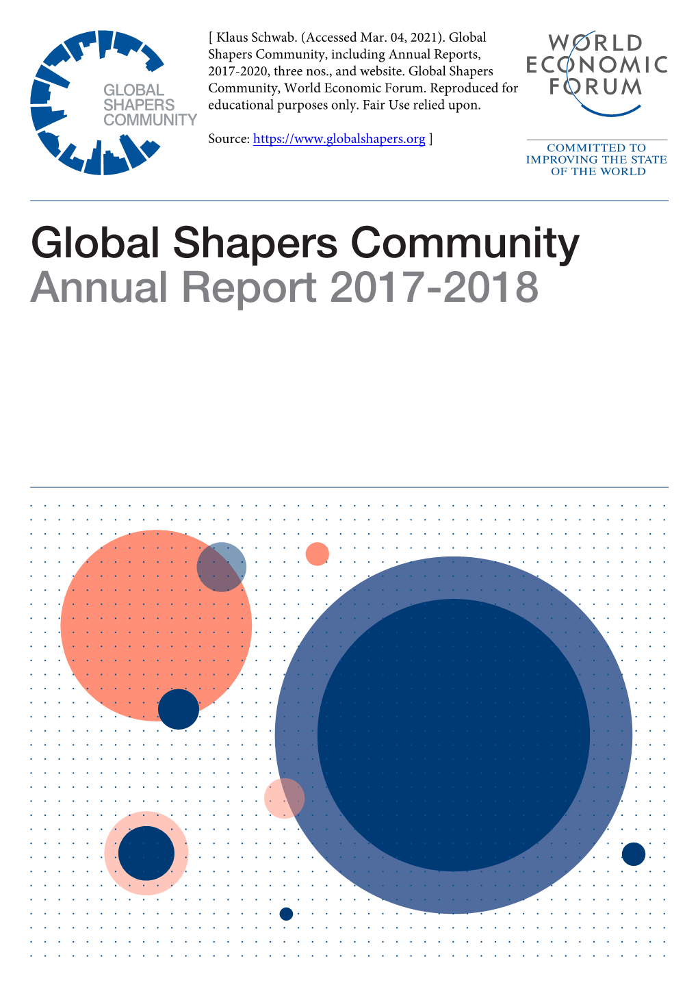 Global Shapers Community Annual Report 2017-2018