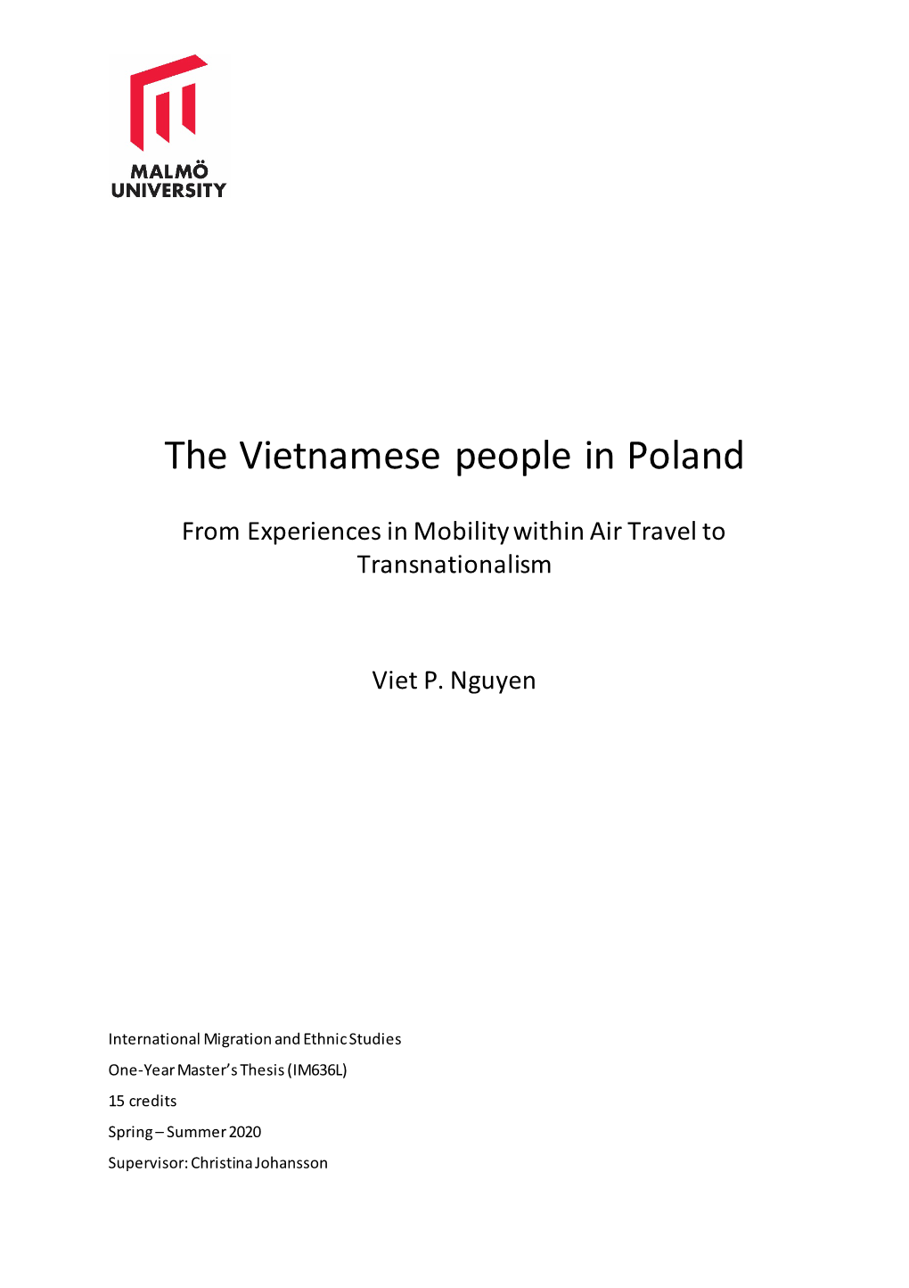 The Vietnamese People in Poland