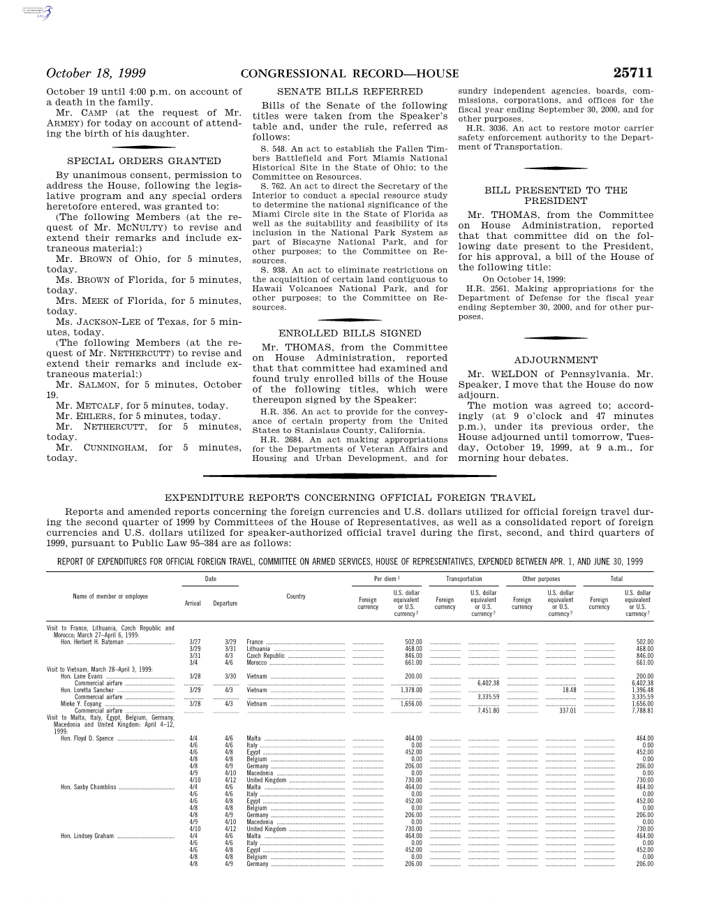 CONGRESSIONAL RECORD—HOUSE October 18