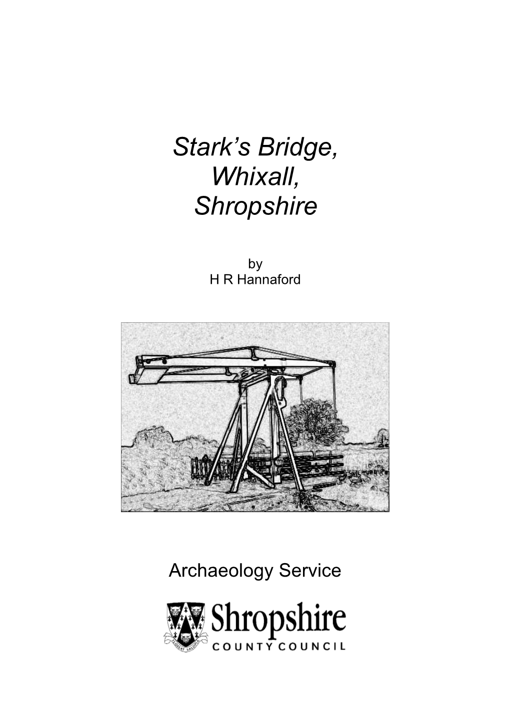 Stark's Bridge, Whixall, Shropshire