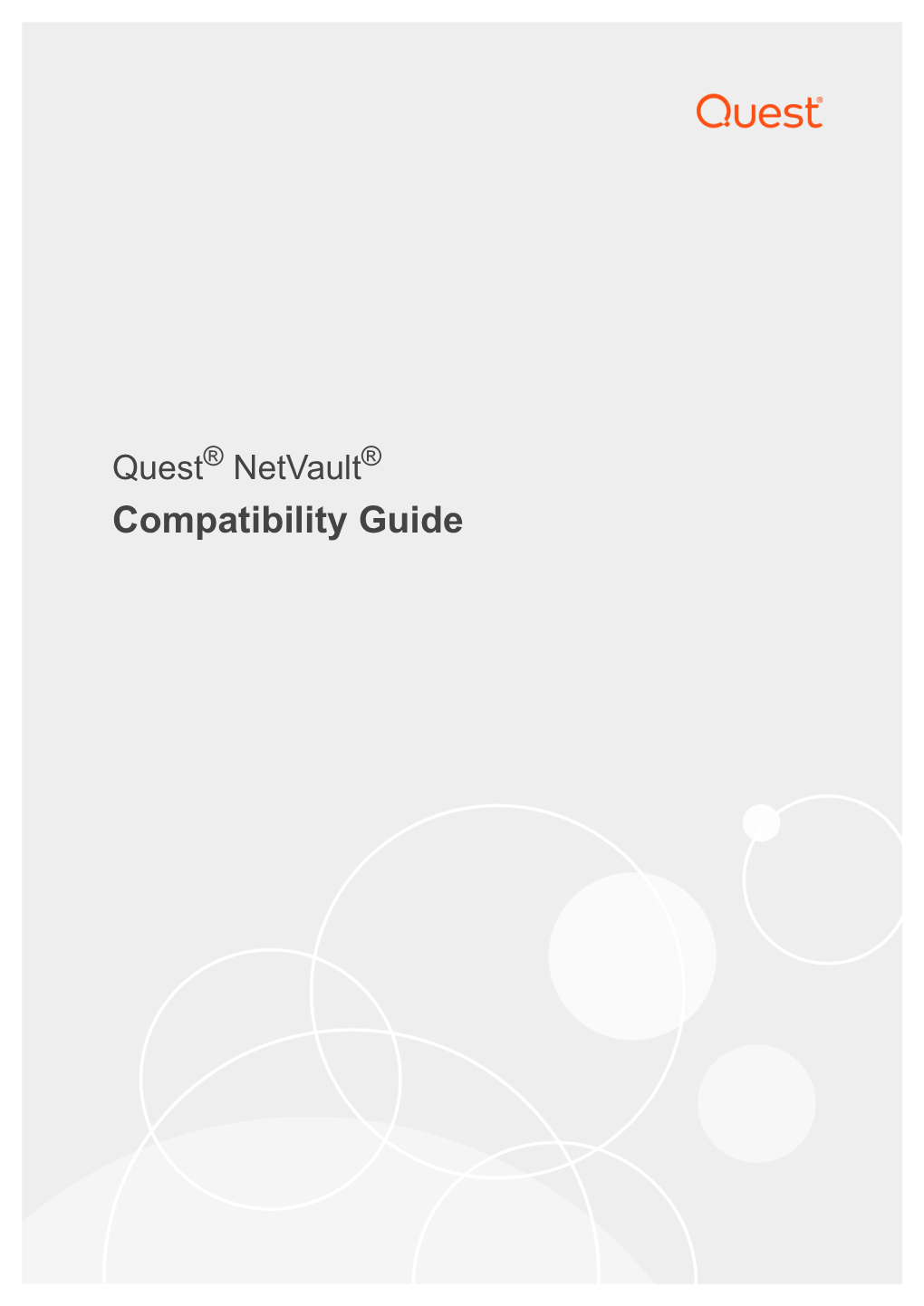 Compatibility Guide © 2021 Quest Software Inc