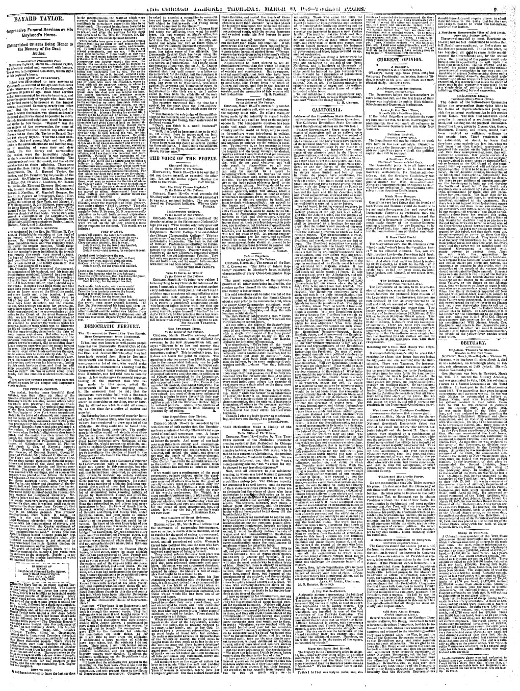 BAYARD TAYLOR. Covered with (Lower* Mill Evergreens, Hill Mm .Imre and Investigate Thu Fact*