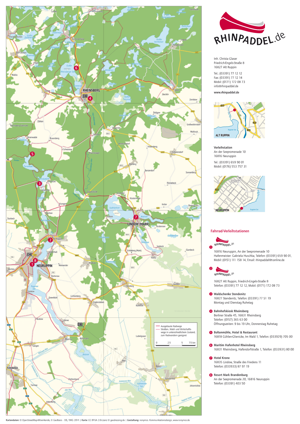 Fahrrad-Verleihstationen