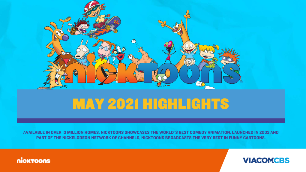Nicktoons May 2021 Highlights V2