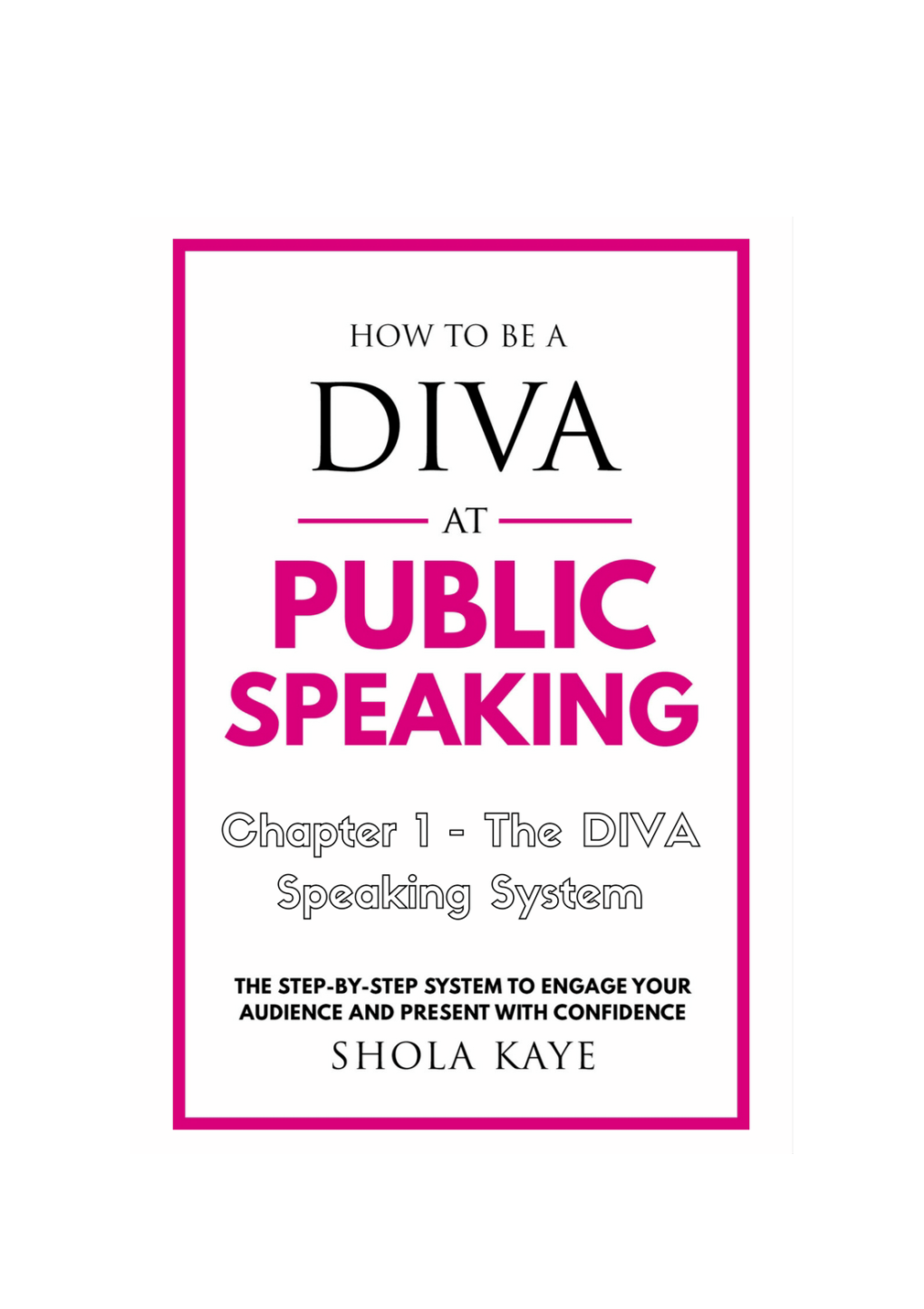 How to Be a Diva at Public Speaking