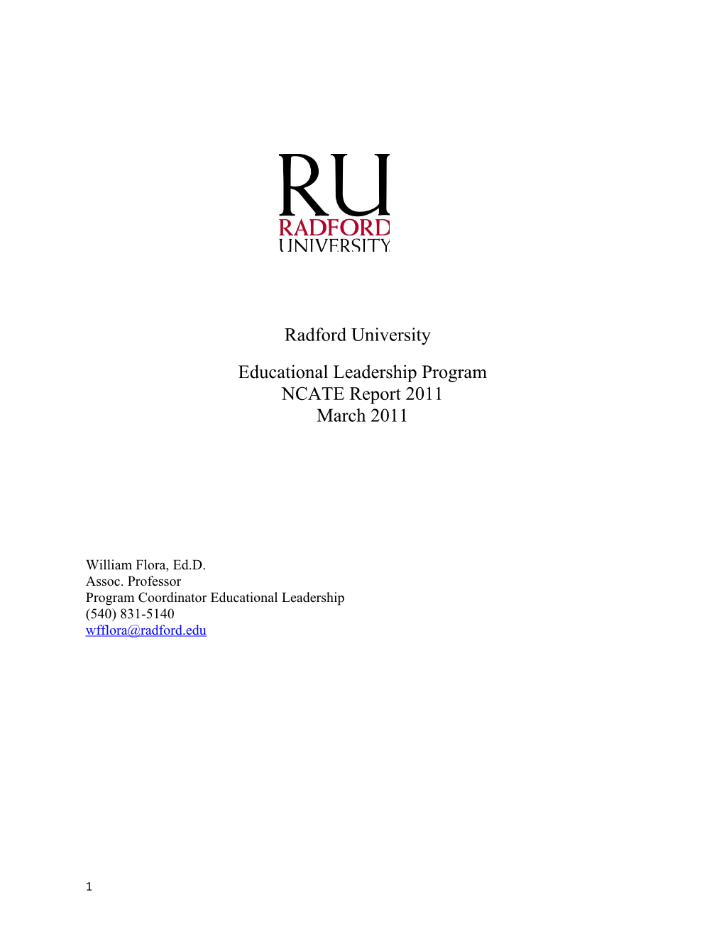 Radford University s1