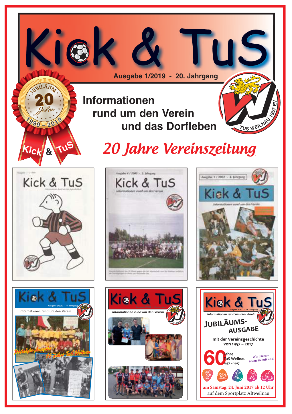 20 Jahre Vereinszeitung