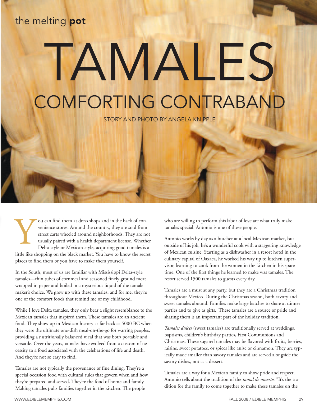 Tamales: Comforting Contraband