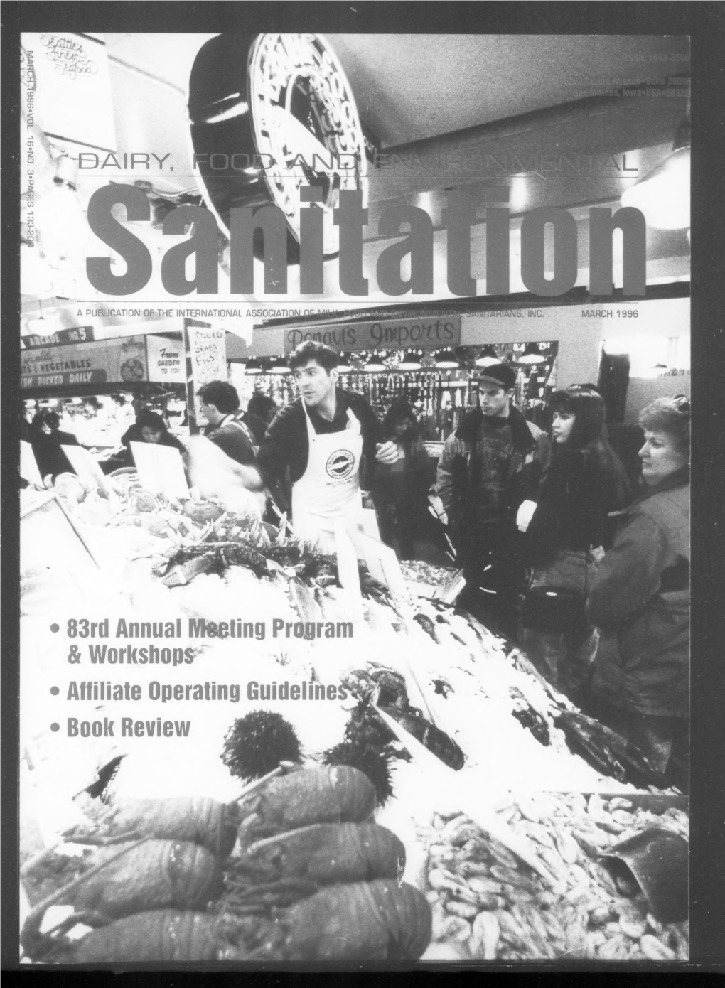 Dairy, Food and Environmental Sanitation 1996-03: Vol 16 Iss 3