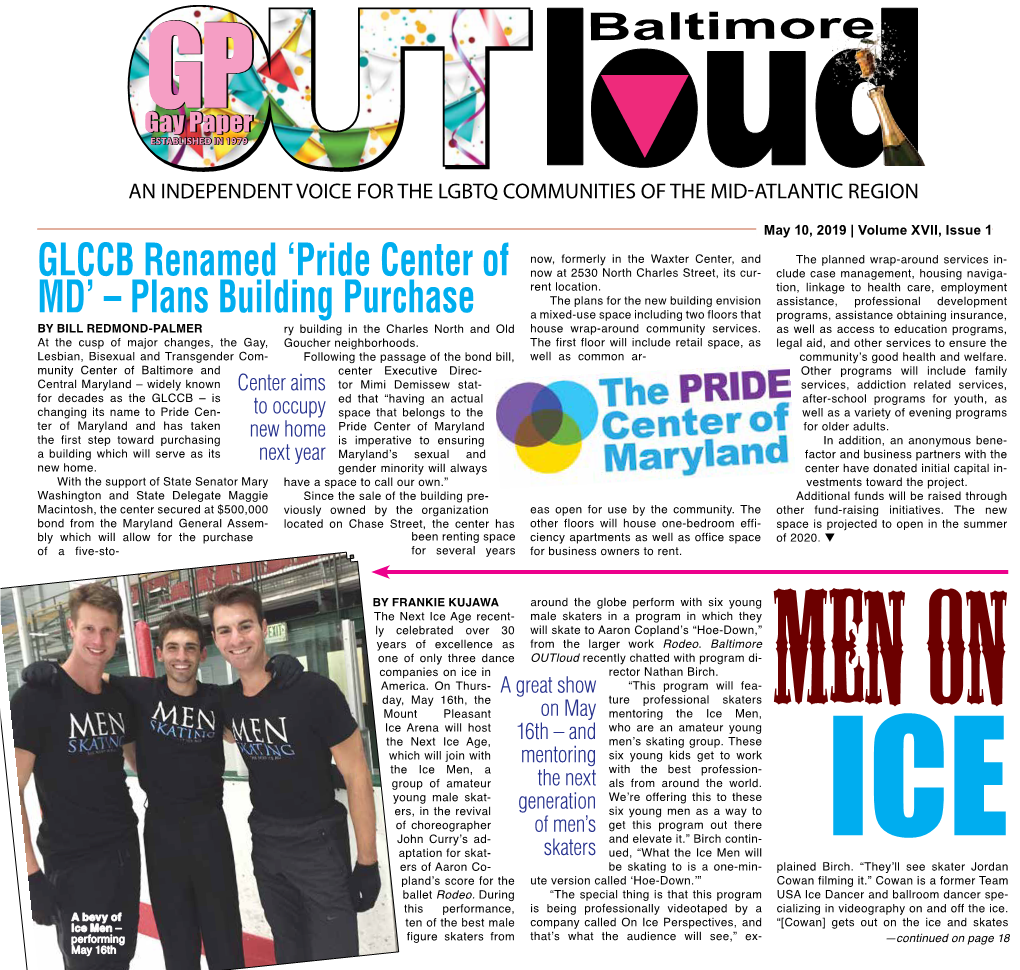 GLCCB Renamed 'Pride Center Of